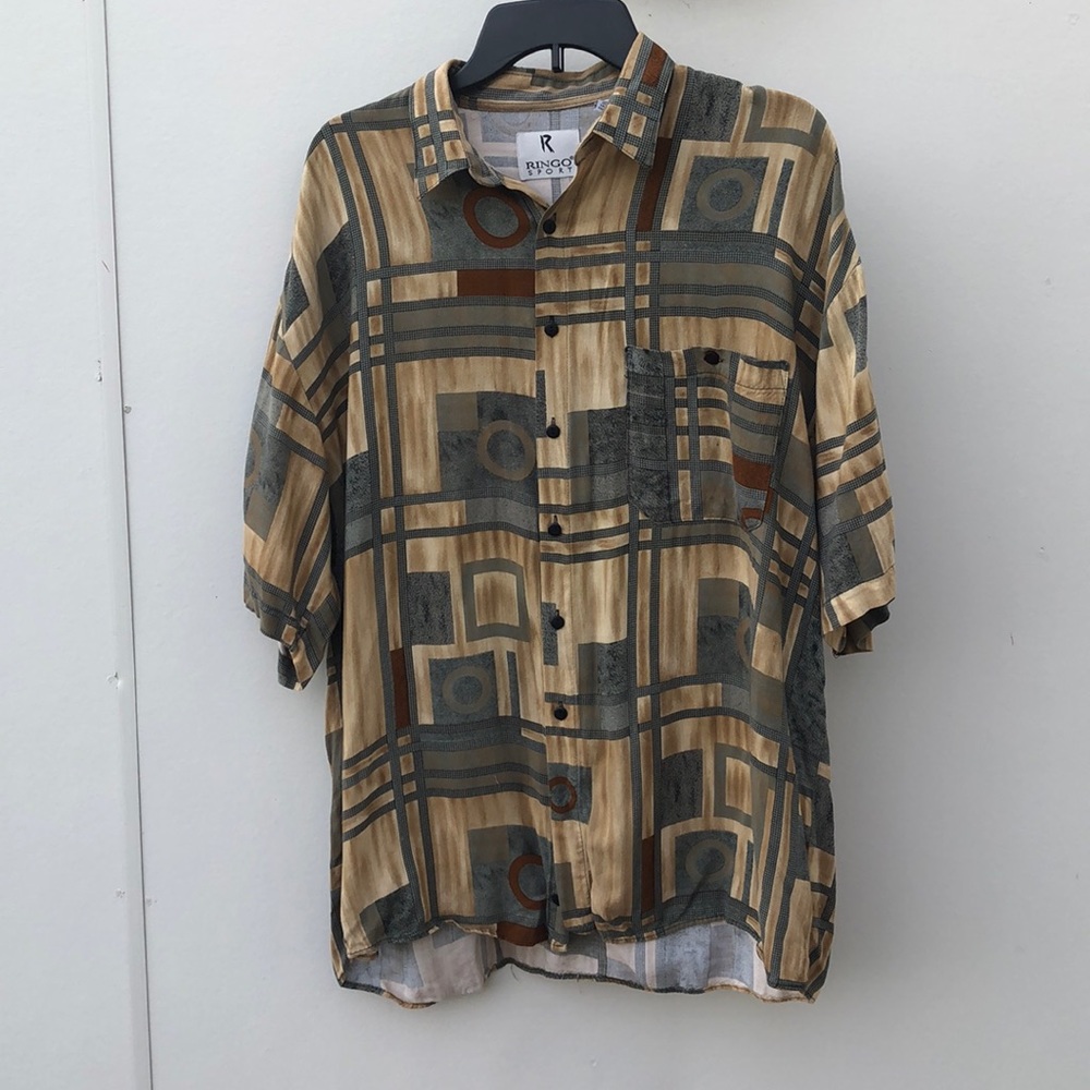 Vintage Ringo Sport Short Sleeve Button Up